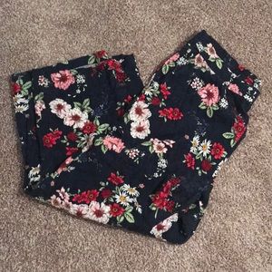 Torrid floral printed casual pant